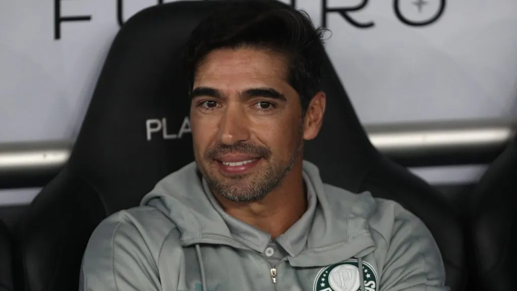 Abel Ferreira coach of Palmeiras looks on prior to the match between Botafogo and Palmeiras as part of Brasileirao 2024 at Estadio Olimpico Nilton Santos on July 17, 2024. (Source: Wagner Meier/Getty Images)
