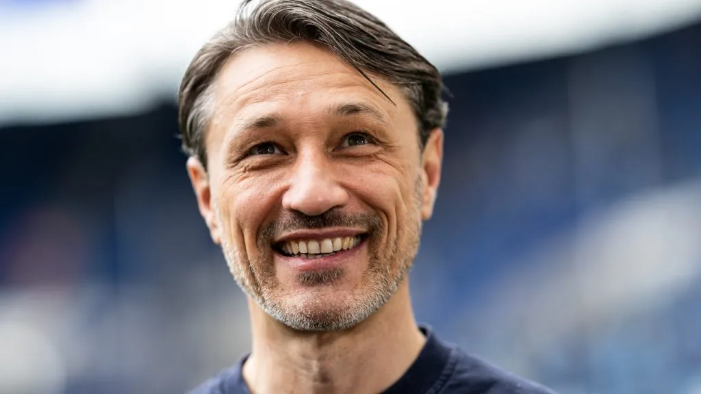 Head coach Niko Kovac of Dortmund gestures prior to the Bundesliga match between TSG 1899 Hoffenheim and Borussia Dortmund at PreZero-Arena on April 26, 2025. (Source: Markus Gilliar/Getty Images)