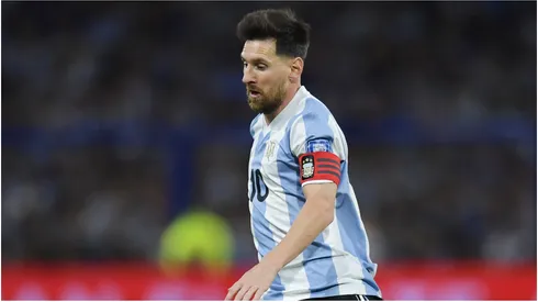 Lionel Messi of Argentina