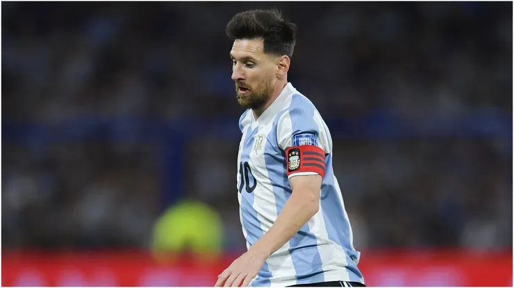 Lionel Messi of Argentina