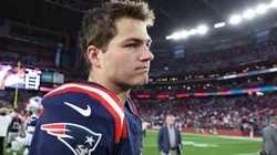 Drake Maye #10 of the New England Patriots.