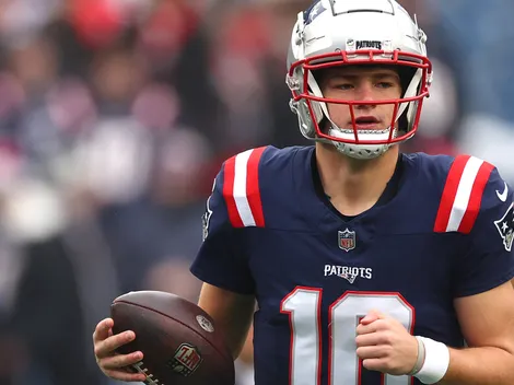 Drake Maye responds to Brian Burns' comments about his game