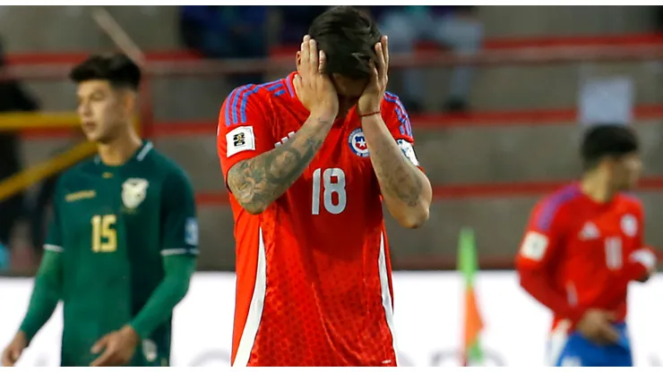 Rodrigo Echeverria of Chile reacts after losing the FIFA World Cup 2026 South American Qualifier match between Bolivia and Chile at Estadio Municipal de El Alto on June 10, 2025 in El Alto, Bolivia.