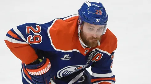 Leon Draisaitl speaks to media after the Oilers’ Game 3 meltdown, as emotions flare in a heated Stanley Cup Final.