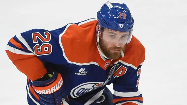 Leon Draisaitl speaks to media after the Oilers’ Game 3 meltdown, as emotions flare in a heated Stanley Cup Final.