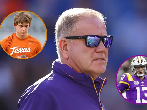 LSU HC Brian Kelly throws shade at Texas' Arch Manning with bold claim about QB Garrett Nussmeier