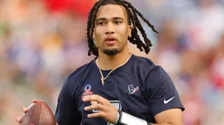 C.J. Stroud #7 of the Houston Texans and AFC looks to throw the ball during the 2024 NFL Pro Bowl Games at Camping World Stadium on February 04, 2024 in Orlando, Florida.