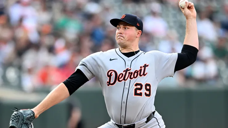 Tarik Skubal #29 of the Detroit Tigers