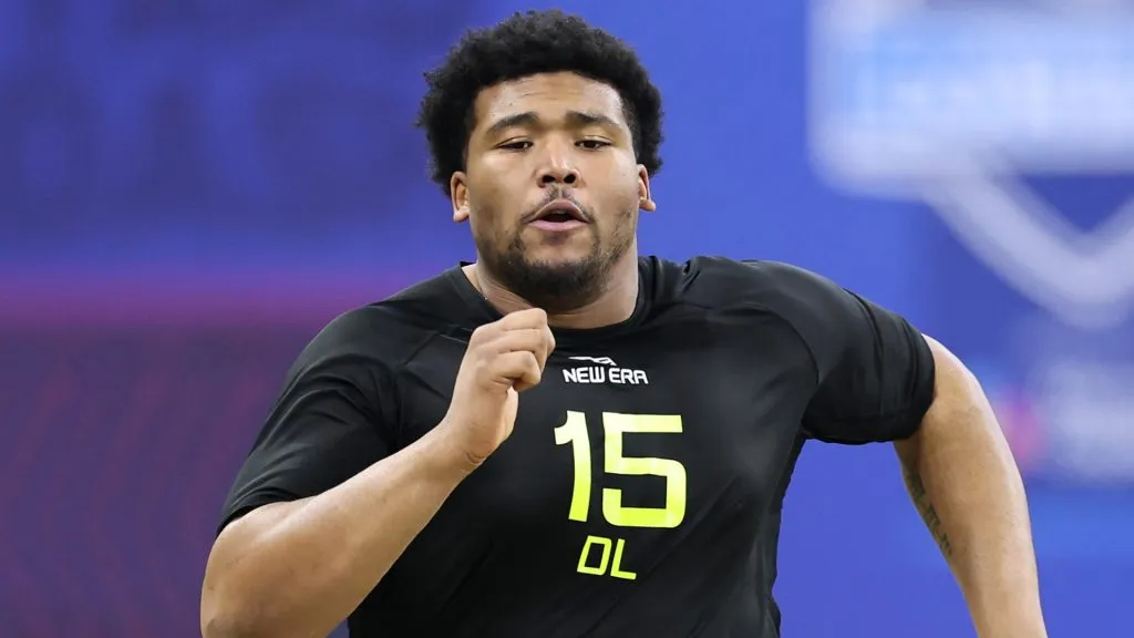 Derrick Harmon was picked in the first round by the Pittsburgh Steelers