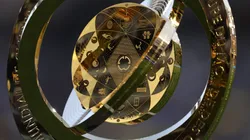 The trophy is displayed prior to the FIFA Club World Cup 2025 Play-In match between Los Angeles Football Club and Club America at BMO Stadium on May 31, 2025 in Los Angeles, California.