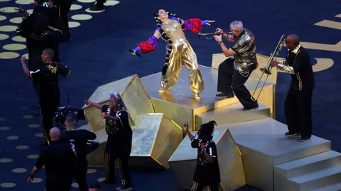 Singer Vikina performs in the Opening Ceremony prior to the FIFA Club World Cup 2025 group A match between Al Ahly FC and Internacional CF Miami at Hard Rock Stadium on June 14, 2025.