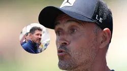 PSG's head coach Luis Enrique and Atletico Madrid's Diego Simeone.