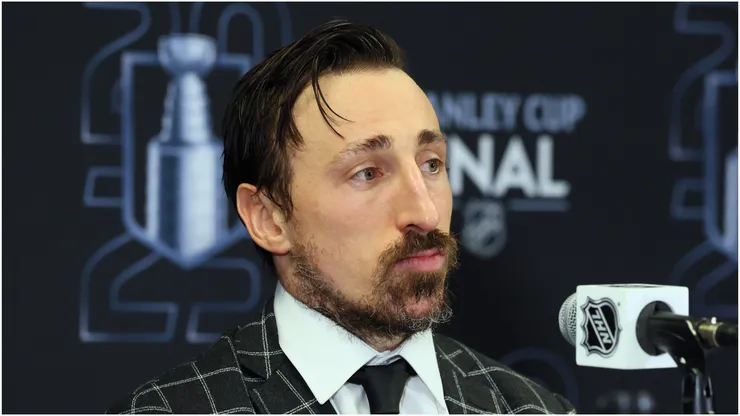 Brad Marchand at Amerant Bank Arena on June 09, 2025