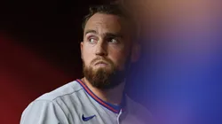 Brandon Nimmo during a game at Chase Field on May 05, 2025 in Phoenix, Arizona.