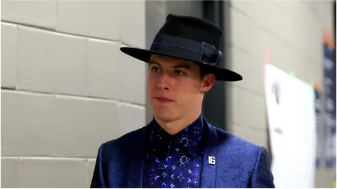 Mitchell Marner #16 in the 2023 NHL All-Star on February 03, 2023 in Sunrise, Florida.