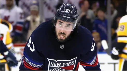 Mika Zibanejad #93 of the New York Rangers