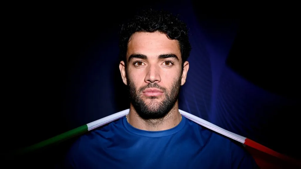 Matteo Berrettini of Italy poses for a photo during a media opportunity ahead of the 2023 United Cup at Pat Rafter Arena on December 28, 2022. (Source: Bradley Kanaris/Getty Images)