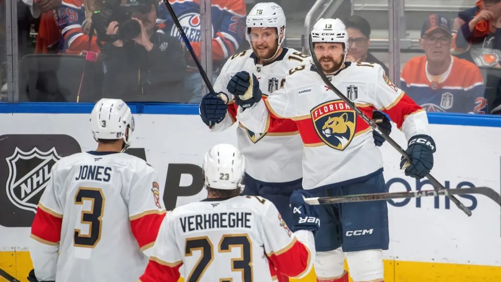 The Florida Panthers gear up for Game 6 of the 2025 Stanley Cup Final, looking to secure their second consecutive championship. (Photo by Leila Devlin/Getty Images)
