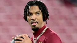 Jayden Daniels #5 of the Washington Commanders