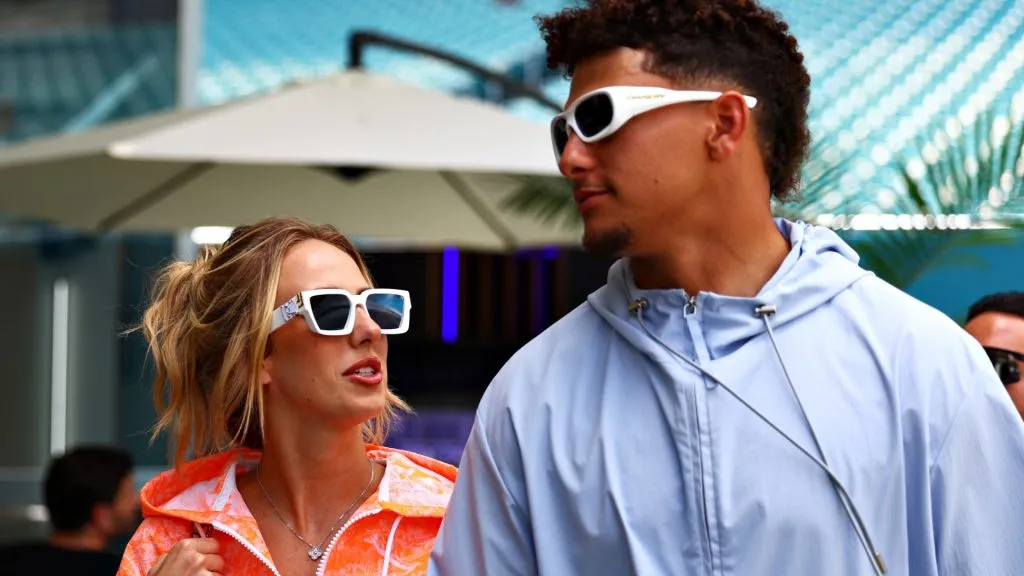 Brittany Mahomes and Patrick Mahomes