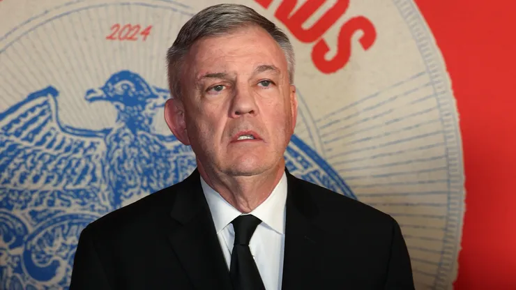 Teddy Atlas arrives prior to the RING Magazine Awards at Old Royal Naval College on January 11, 2025 in London, England.