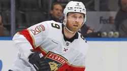 Sam Bennett #9 of the Florida Panthers skates against the Toronto Maple Leafs during the third period in Game Seven of the Second Round of the 2025 Stanley Cup Playoffs.