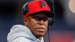 Head coach Raheem Morris of the Falcons