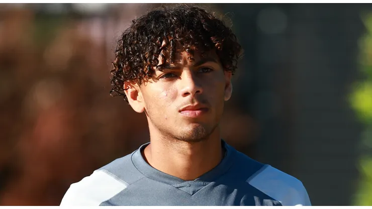 David Ruiz #41 of Inter Miami looks on prior to a training session at Florida Blue Training Center on August 01, 2023 in Fort Lauderdale, Florida.