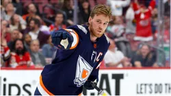 Connor McDavid #97 of the Edmonton Oilers competes in the Honda NHL Accuracy Shooting during the 2023 NHL All-Star Skills Competition at FLA Live Arena on February 03, 2023 in Sunrise, Florida