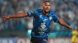 Salomon Rondon of Pachuca celebrates after scoring the team's first goal during the 2024 Concacaf Champions Cup final match between Pachuca and Columbus Crew on June 01, 2024.
