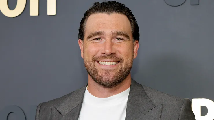 Travis Kelce attends the Amazon 2025 Upfront at Beacon Theatre on May 12, 2025 in New York City.