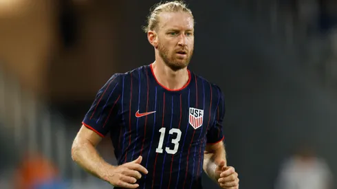 Tim Ream #13 of the United States looks on during the second half of the match against Switzerland at GEODIS Park on June 10, 2025.