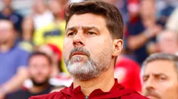 Head Coach Mauricio Pochettino of the United States looks on prior to the match against Switzerland at GEODIS Park on June 10, 2025.