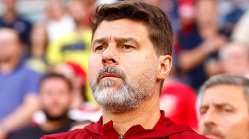 Head Coach Mauricio Pochettino of the United States looks on prior to the match against Switzerland at GEODIS Park on June 10, 2025.