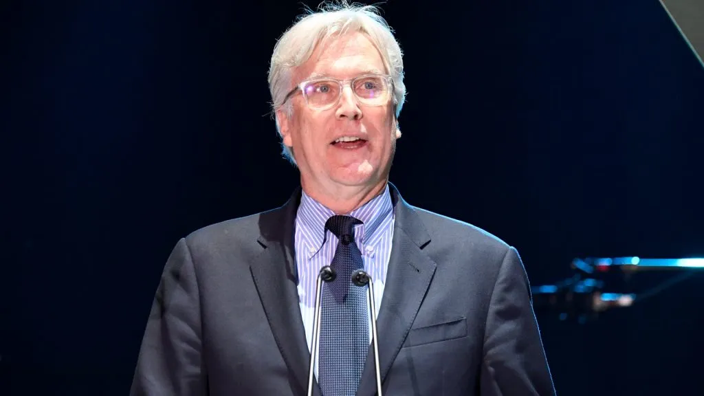 Mark Walter speaks onstage during the 5th Anniversary Los Angeles Dodgers Foundation Blue Diamond Gala in 2019. (Source: Frazer Harrison/Getty Images for Los Angeles Dodgers Foundation)