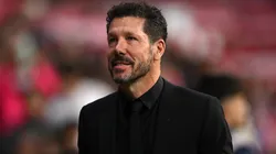 Diego Simeone head coach of Atletico Madrid prior to a game.