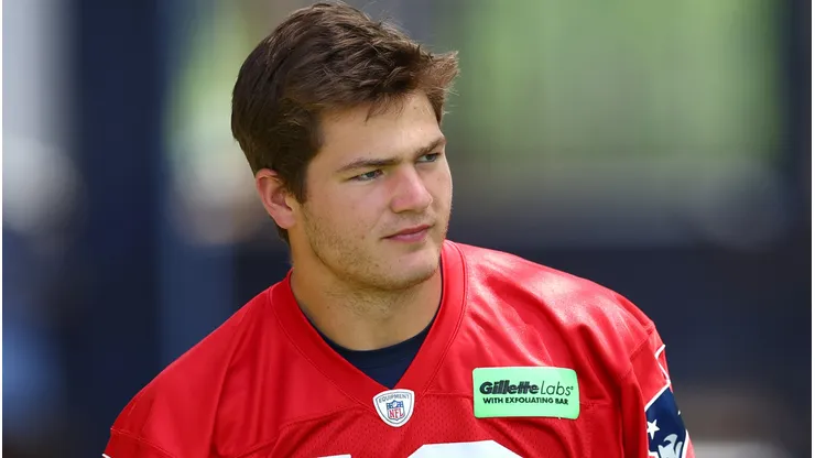 Drake Maye #10 of the New England Patriots