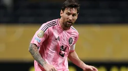 Lionel Messi passes the ball during the FIFA Club World Cup 2025 group A match between Internacional CF Miami and FC Porto