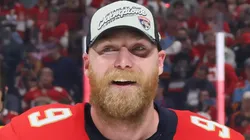 Sam Bennett of the Florida Panthers celebrates after the 5-1 win in Game 6 of the 2025 Stanley Cup Final against the Edmonton Oilers.