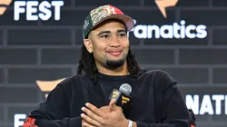 C.J. Stroud speaks onstage the Franchise Faces panel during Fanatics Fest NYC 2025 at Javits Center on June 20, 2025 in New York City.