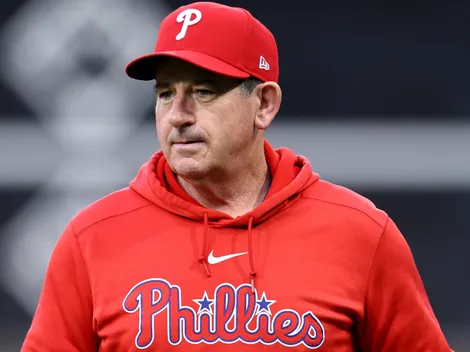 Phillies' Nick Castellanos reacts to defensive substitution after bench incident with manager Rob Thomson