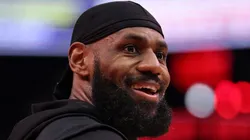 LeBron James of the Los Angeles Lakers