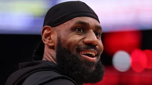 LeBron James of the Los Angeles Lakers