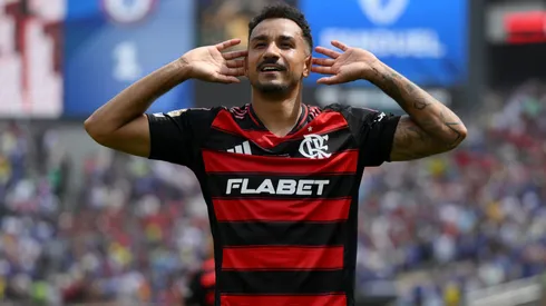 Danilo #13 of CR Flamengo celebrates scoring his team's second goal during the FIFA Club World Cup 2025 group D match against Chelsea,