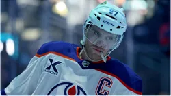 Connor McDavid #97 of the Edmonton Oilers against the Seattle Kraken at Climate Pledge Arena.
