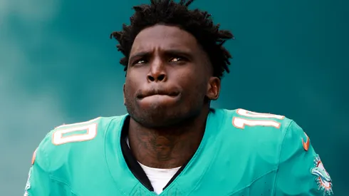 Tyreek Hill #10 of the Miami Dolphins