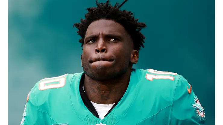 Tyreek Hill #10 of the Miami Dolphins