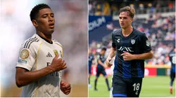 Jude Bellingham, Real Madrid star and Agustin Palavecino, Pachuca standout.