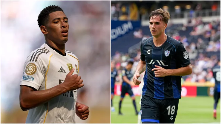 Jude Bellingham, Real Madrid star and Agustin Palavecino, Pachuca standout.