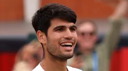 Alcaraz advanced to the third round at Wimbledon.